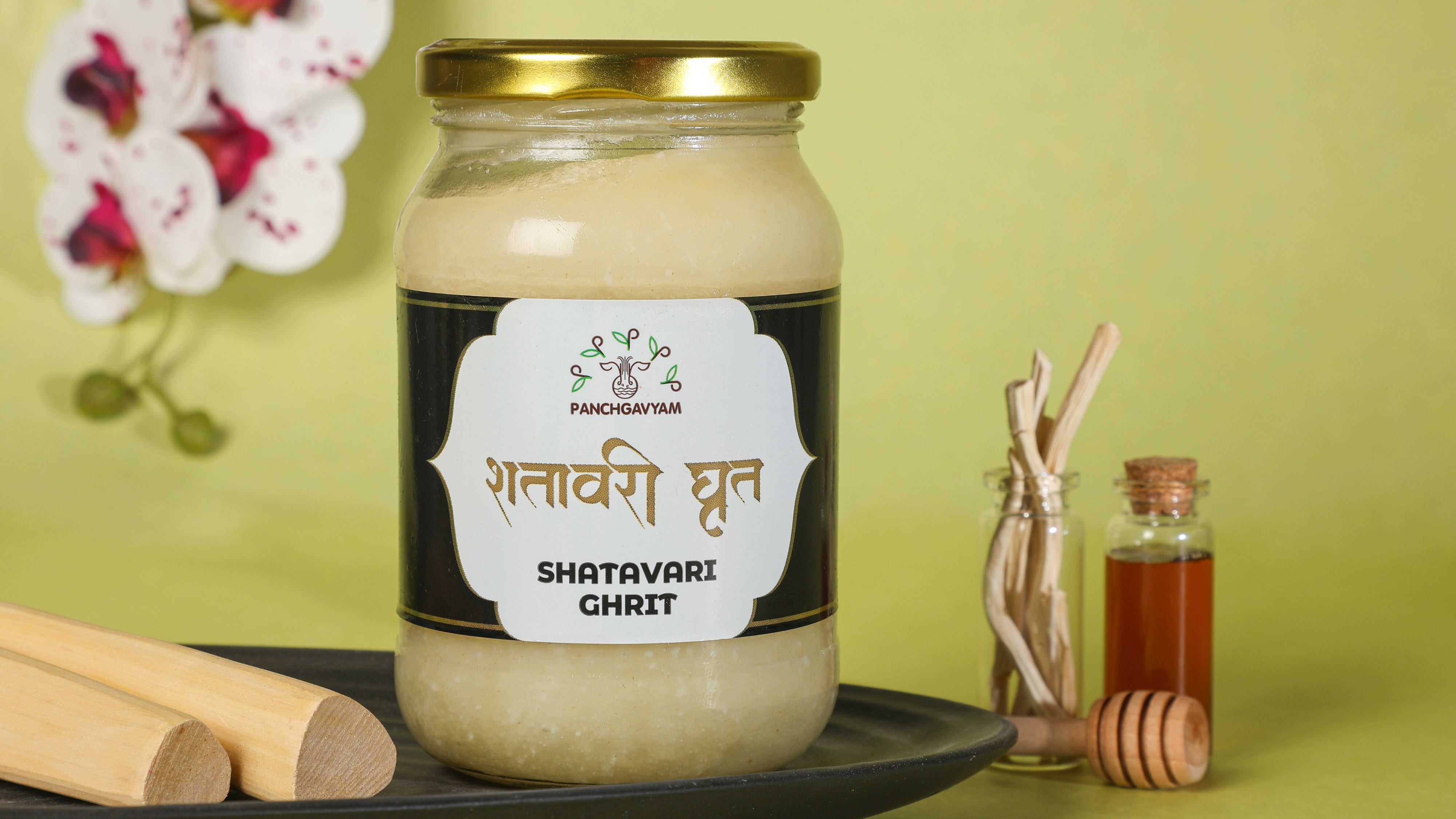 SATAVARI GHRIT – A post Delivery relief tonic – Panchgavyam